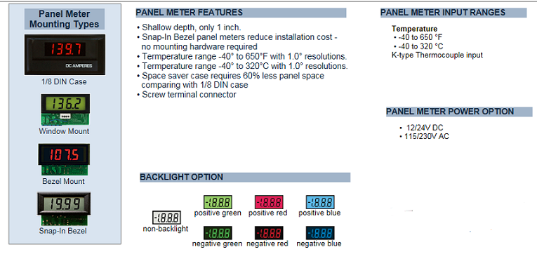 temperature input